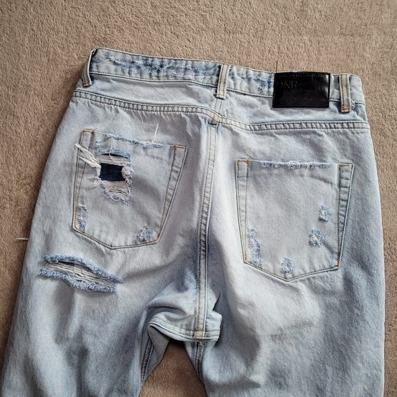 One Teaspoon Lonely Boy heavily distressed relaxed fit boyfriend jeans size 28 - Picture 7 of 16